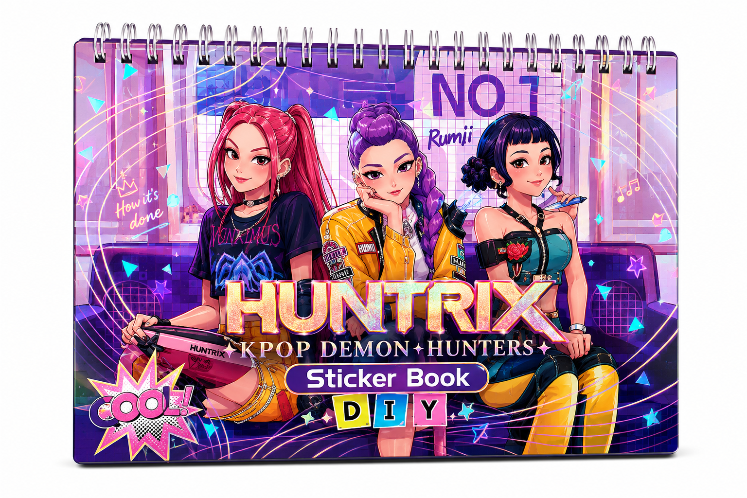 KPOP Demon Hunters DIY Sticker Book Secondary image