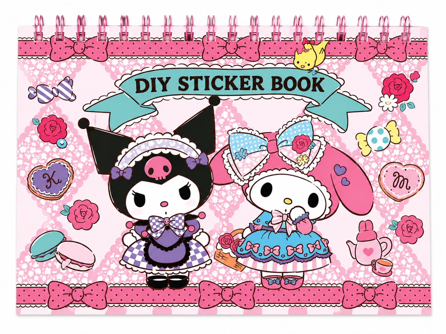 Sanrio DIY Sticker Book – 4 Cute Variants