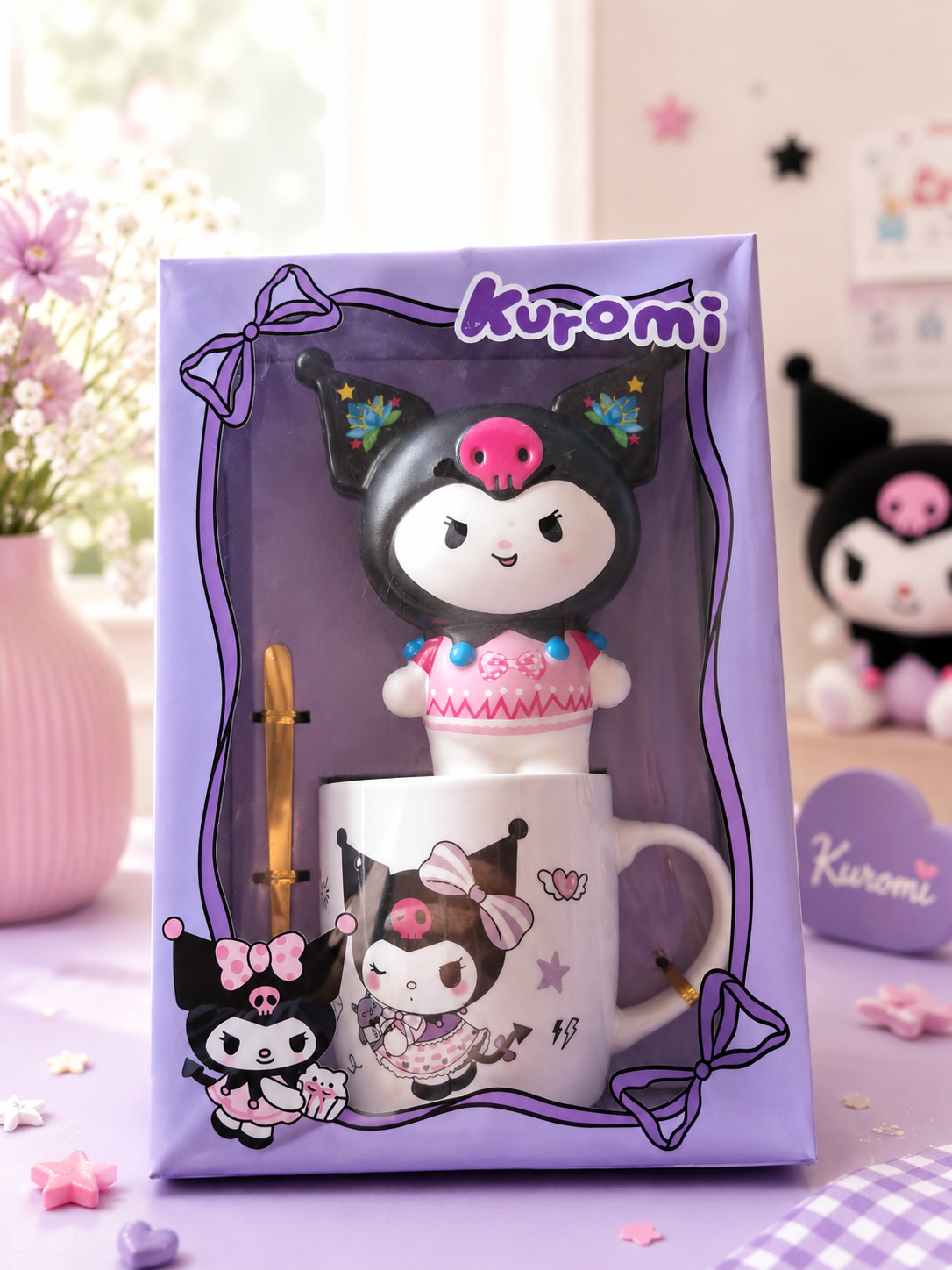 CUP WITH KUROMI FIGURE Secondary image