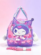 Kuromi Pink & Purple Duffel Bag