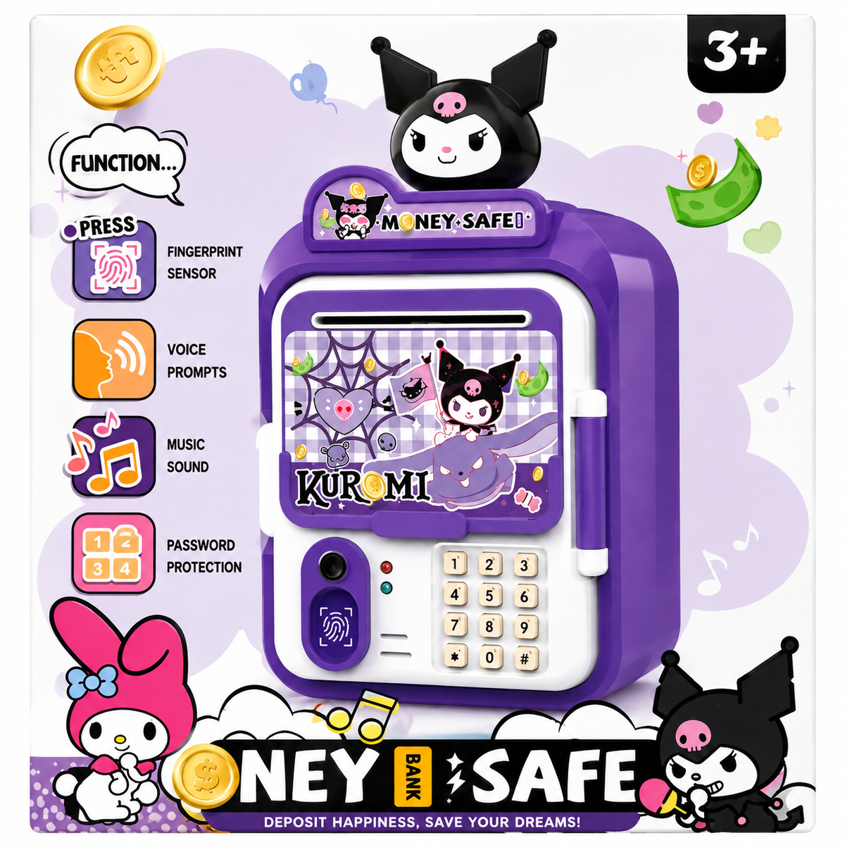Kuromi Money Safe Main image