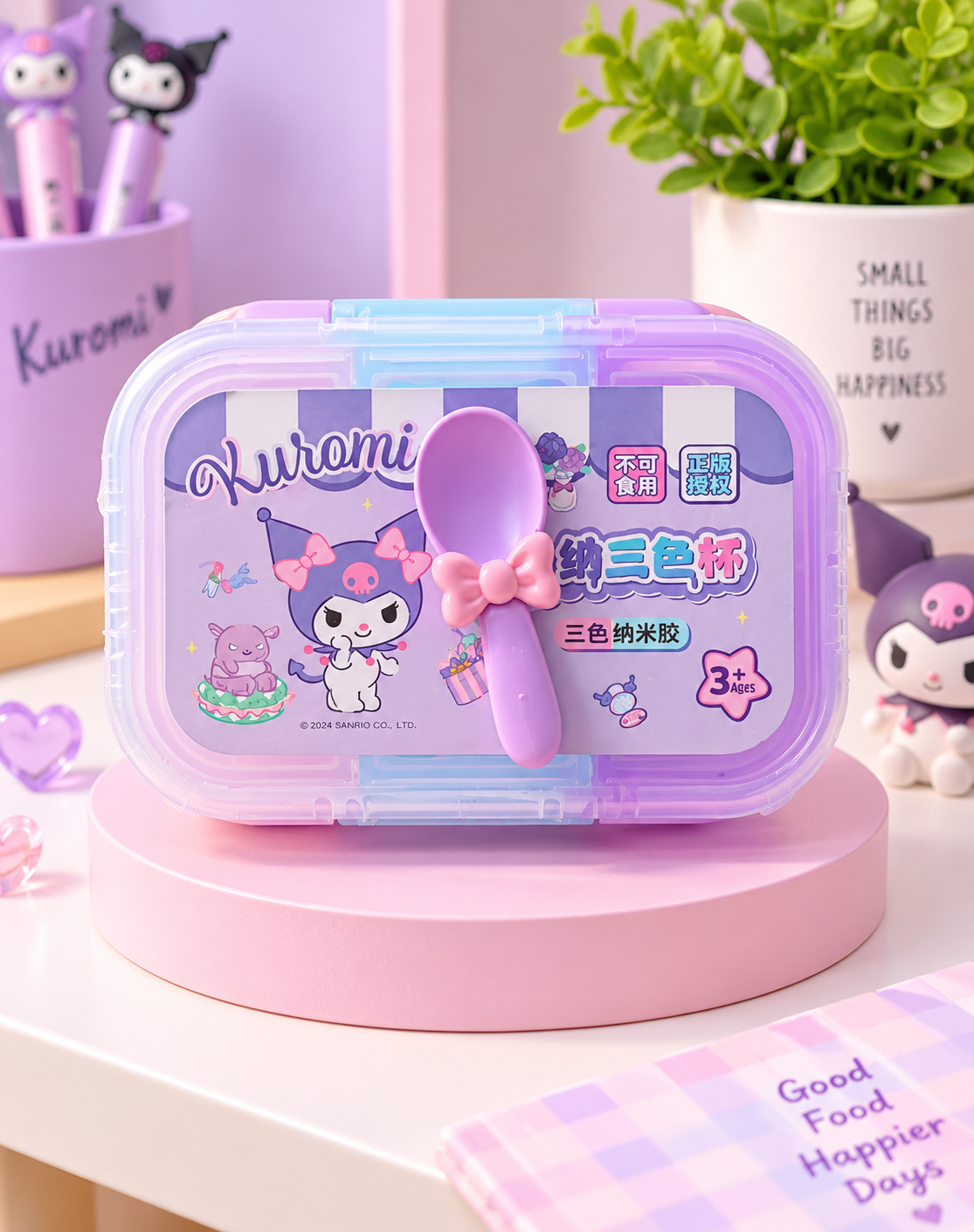 Sanrio 3-Color Slime – Hello Kitty & Kuromi