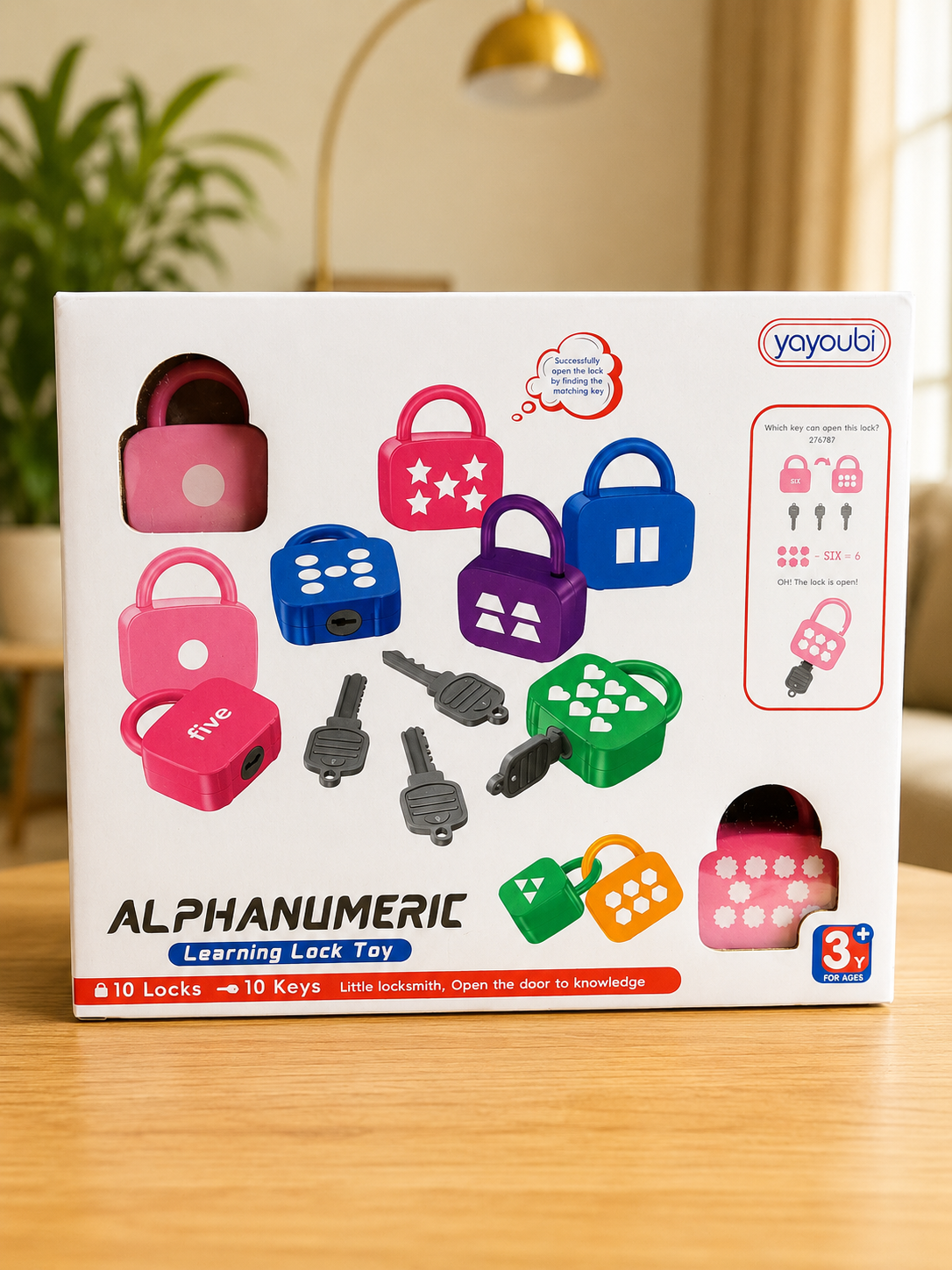Alphanumeric Learning Lock Toy