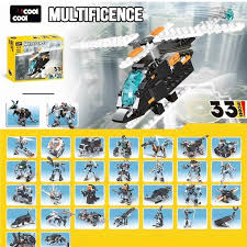 Multificence 33-in-1 Building Blocks Set – 256+ Pcs – alternate product view 3