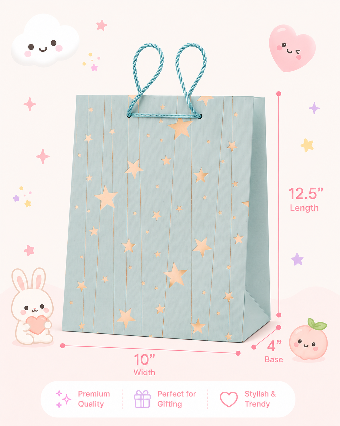 Pastel Star Gift Bag