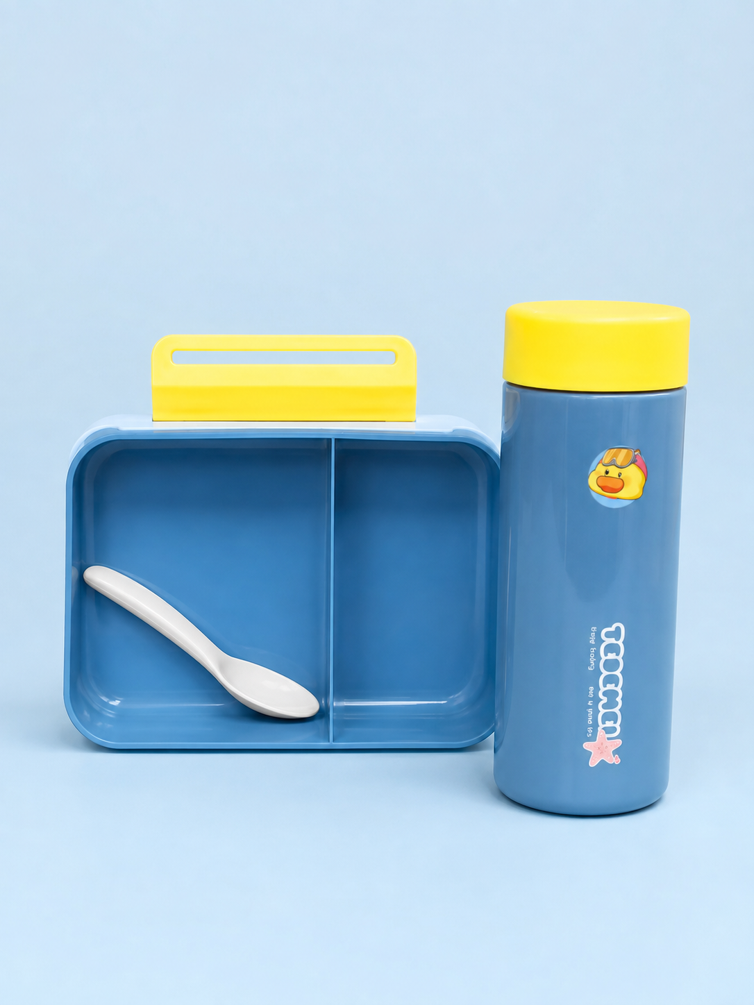 Lunch Box & Water Bottle Set - Pink