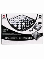 2-in-1 Magnetic Chess & Checkers Set