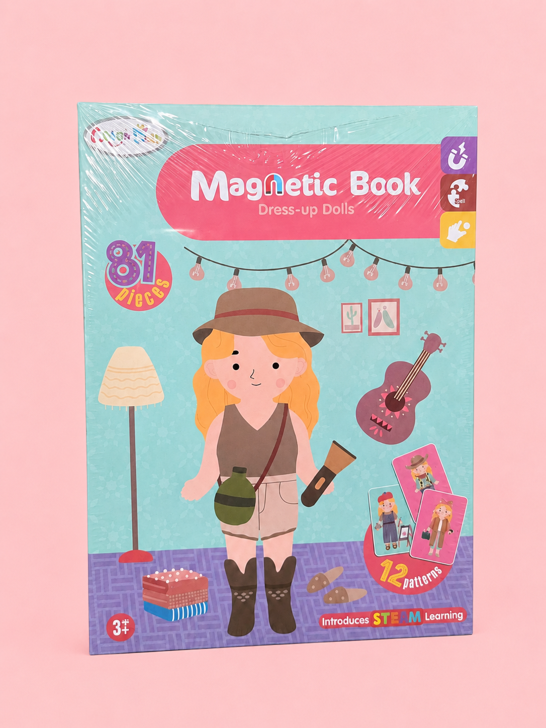 Magnetic Book – Dress-Up Dolls – 81 Pieces Main image