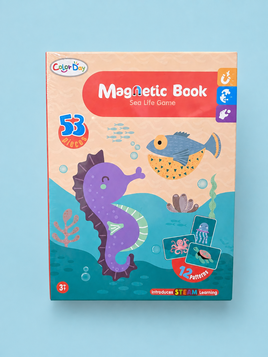 Magnetic Book – Sea Life Game – 53 Pieces Main image