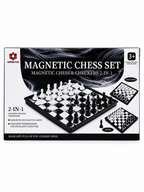 2-in-1 Magnetic Chess & Checkers Set