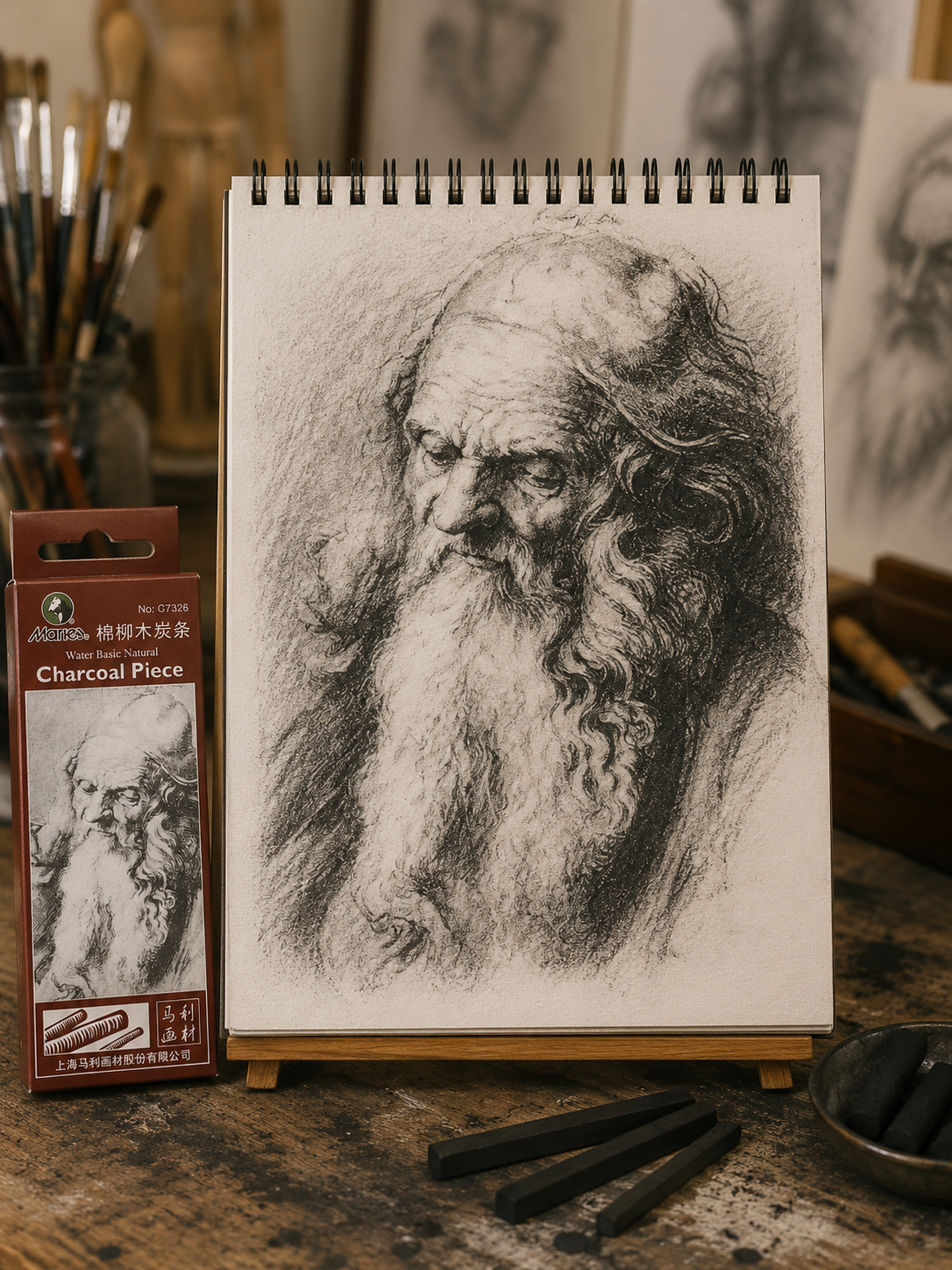 MARIES NATURAL CHARCOAL PIECES