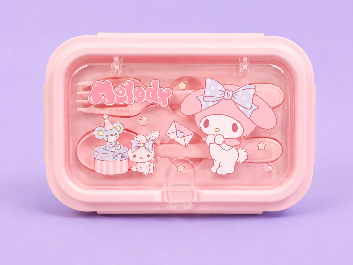 My Melody Lunch Box w/Cutlery Main image