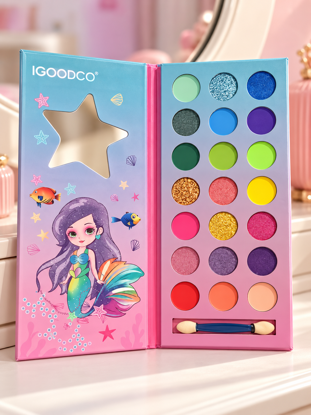 IGoodCo Mermaid 21-Color Eyeshadow Palette