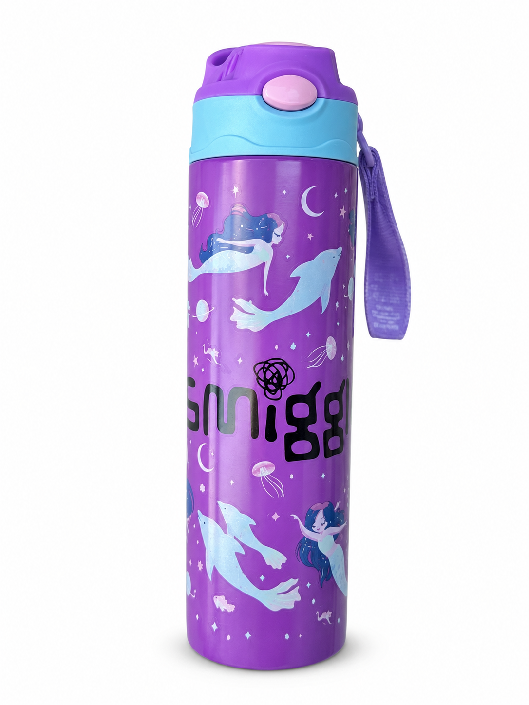 Mermaid & Dolphin Insulated Steel Water Bottle