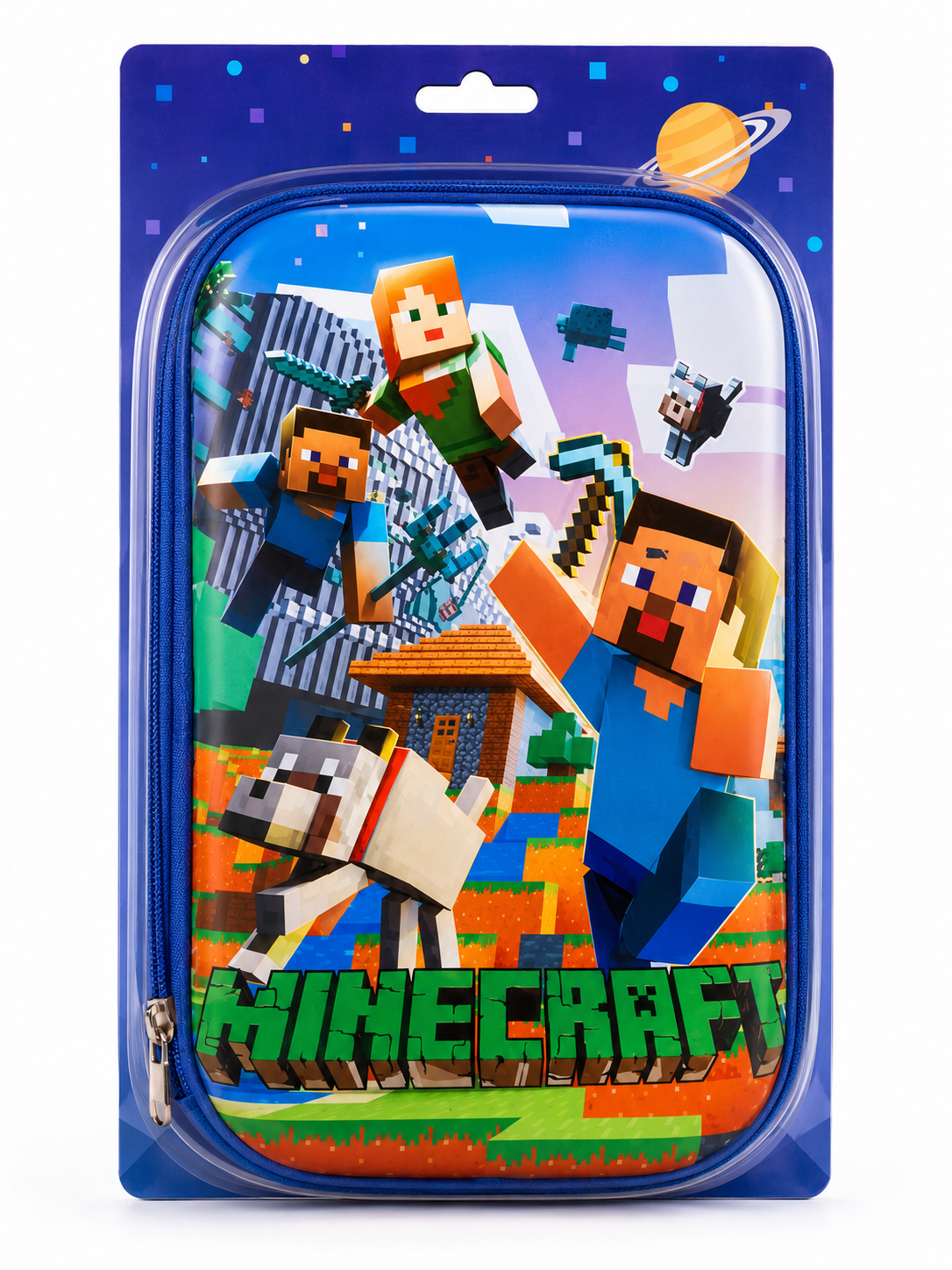 Minecraft 3D EVA Hard Shell Pencil Case (Large)