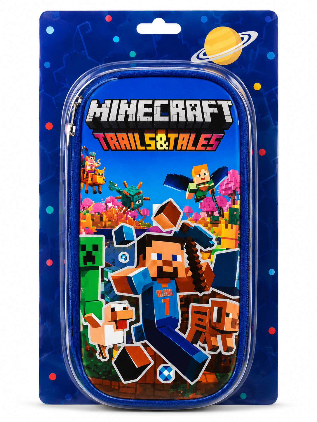 Minecraft 3D EVA Hard Shell Pencil Case large