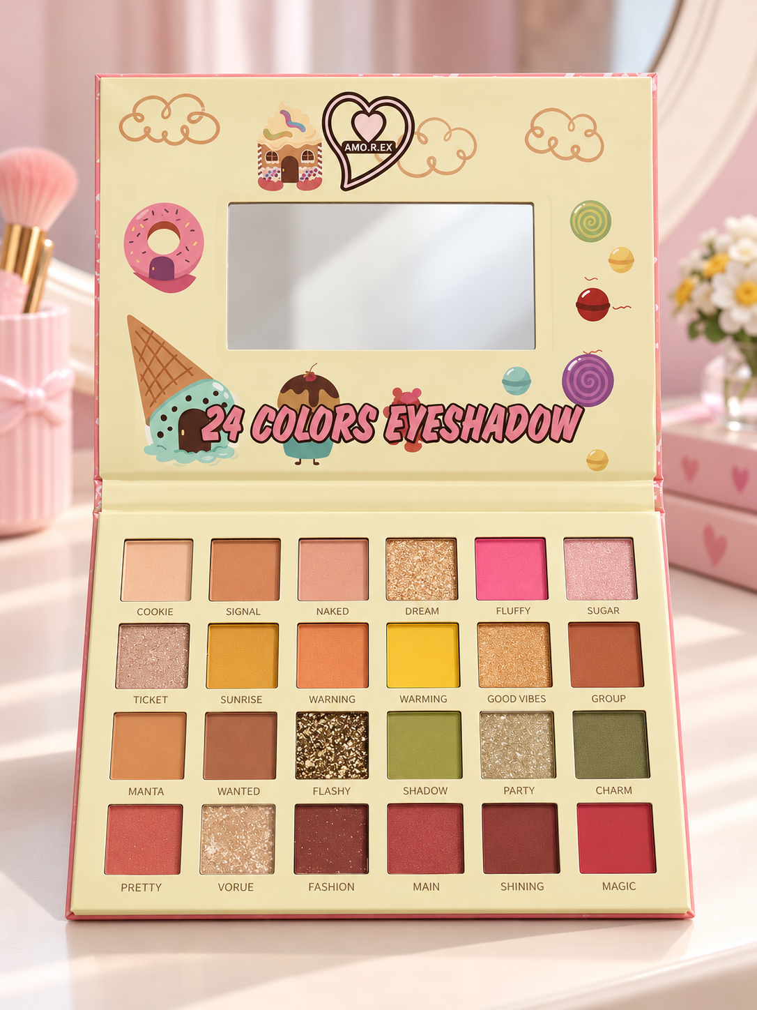M.O.LLY 24 Colors Eyeshadow Palette