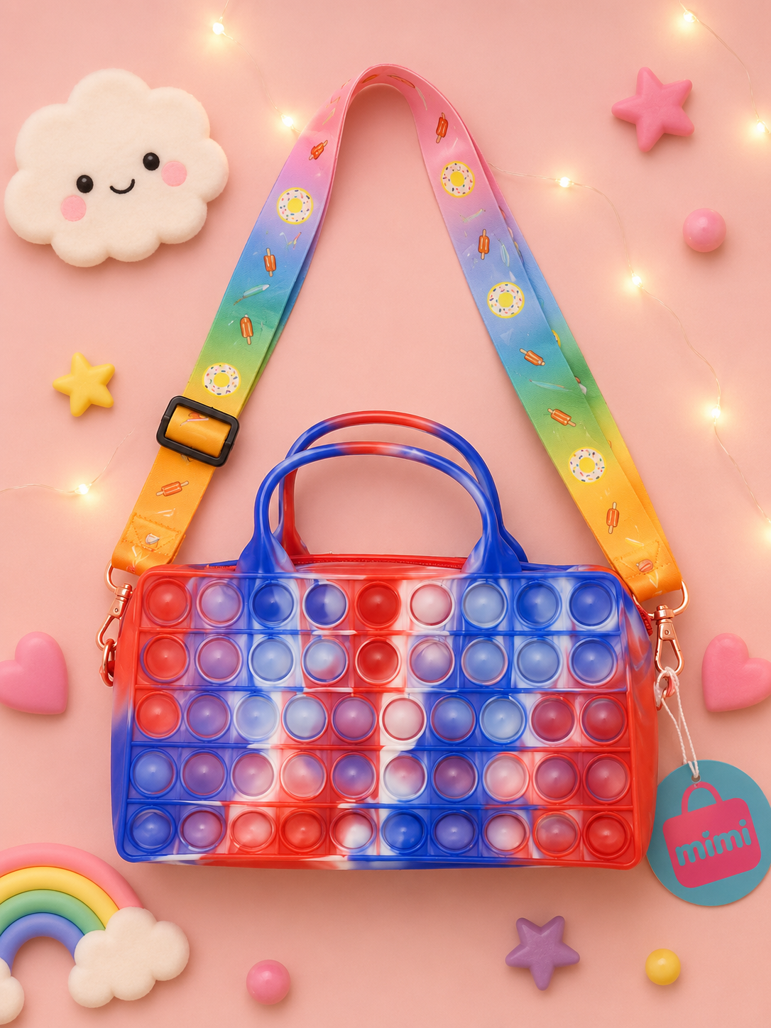 Pop It Silicone Crossbody & Handbag