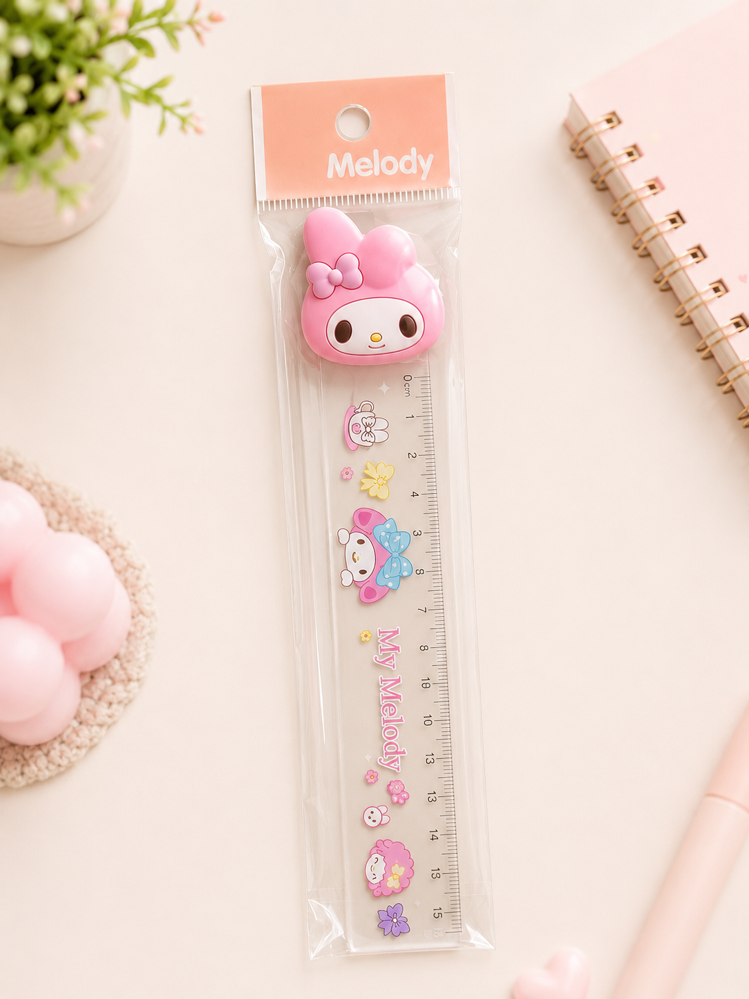 Sanrio 3D Character Ruler