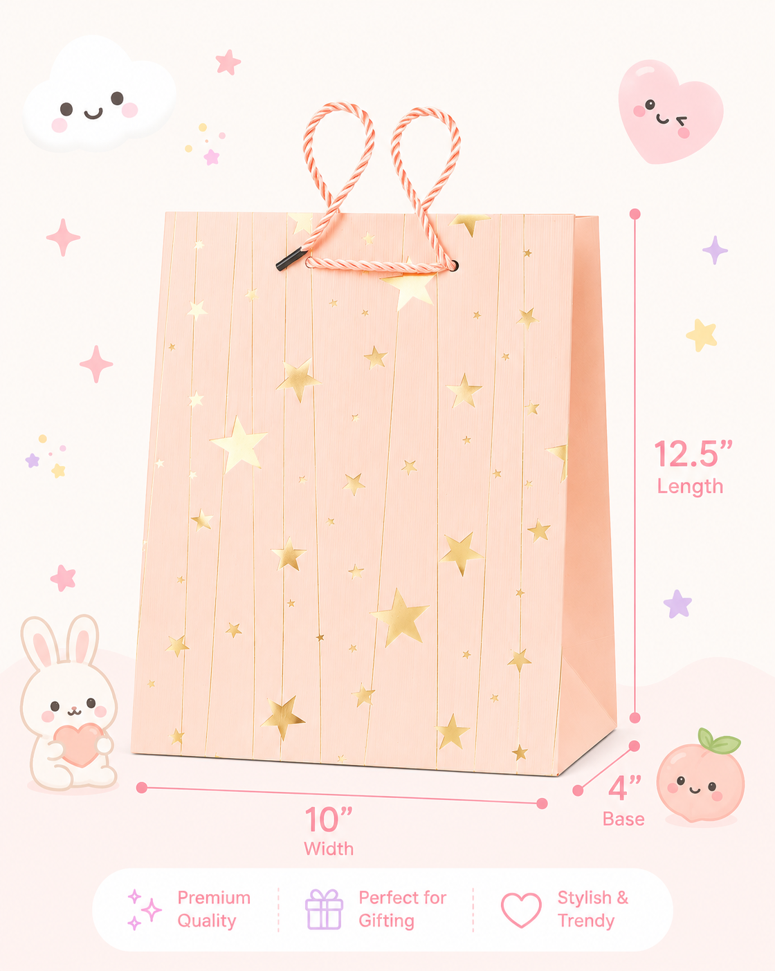 Pastel Star Gift Bag