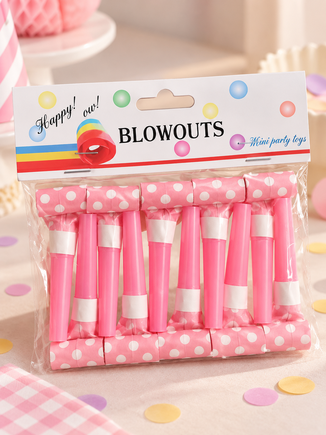 Polka Dot Party Blowouts Secondary image