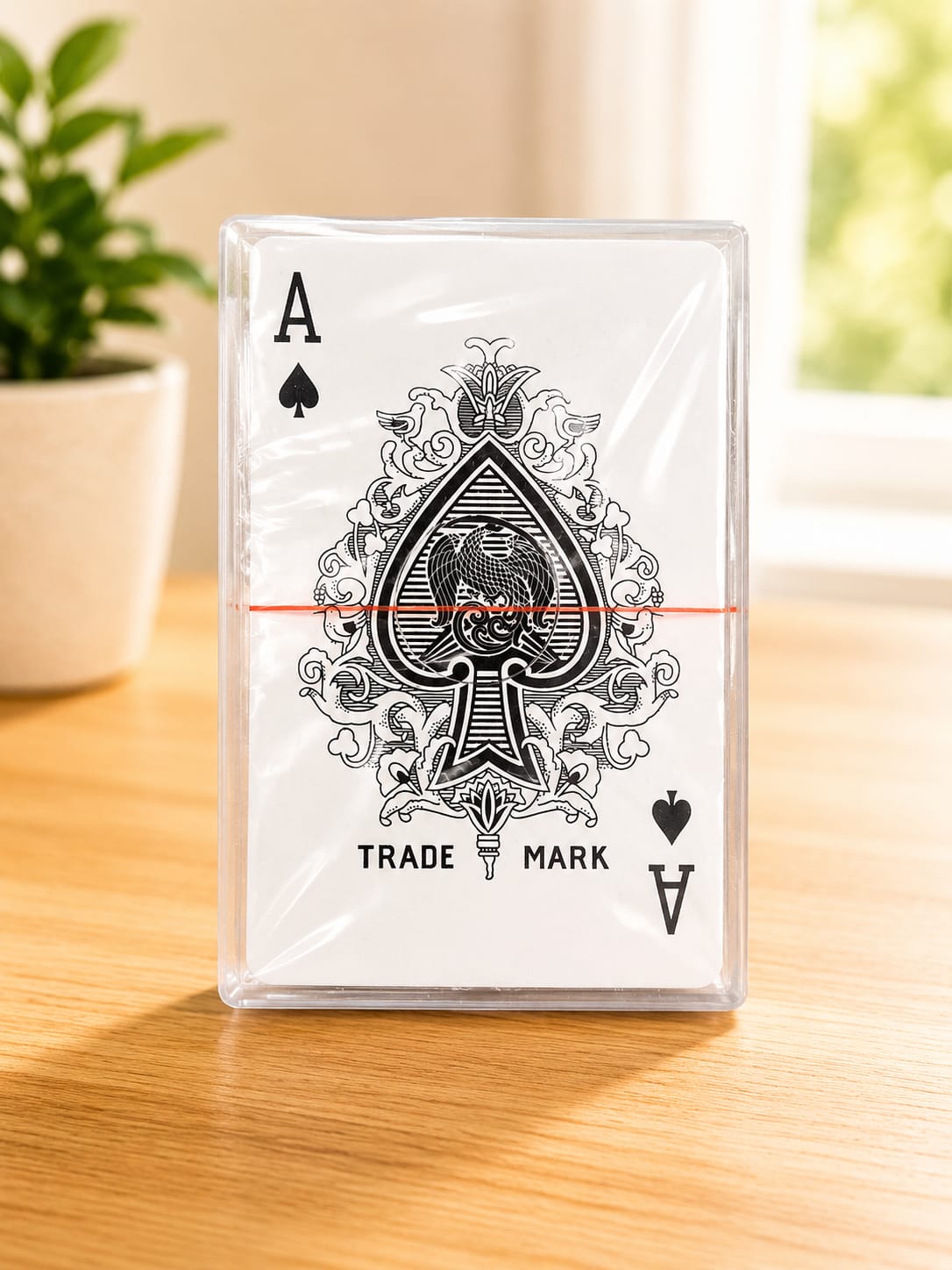 Classic Playing Cards with Plastic Storage Case Main image