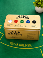 Professional Poker & Blackjack Set – 200 Chips with Gaming Mat