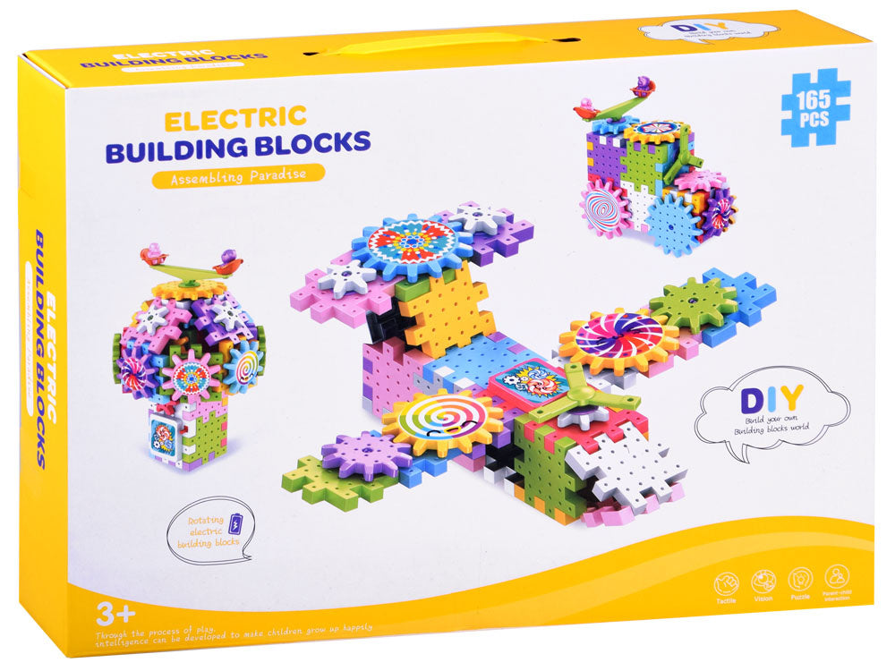 ELECTRIC BUILDING BLOCKS 165 PCS