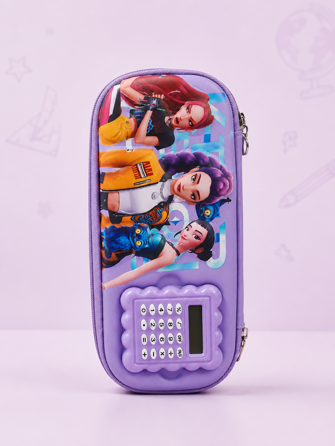 KPop Demon Hunters Calculator Pencil Case Secondary image