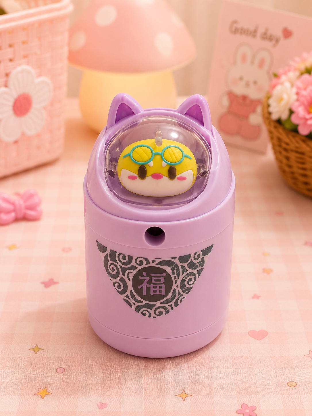 Cute Cat Dome Pencil Sharpener Machine Secondary image