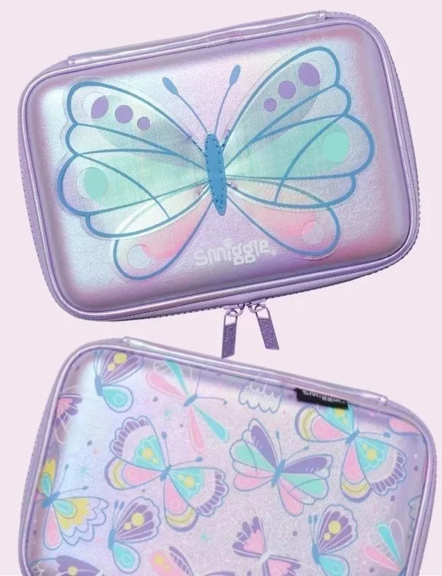 SMIGGLE PENCIL POUCH - BUTTERFLY
