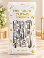 Metallic Foil Fringe Curtain