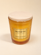 Only For You Handmade Scented Candle with Wooden Lid