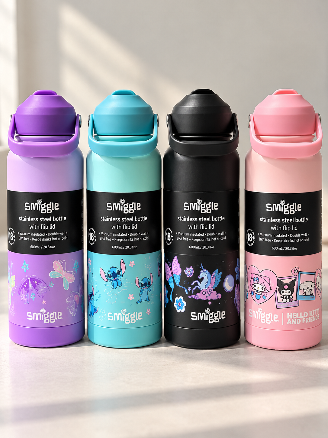 Smiggle Insulated Stainless Steel Bottle – 1000ml