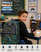 Smiggle Gaming Backpack and Imported Water Bottle deal