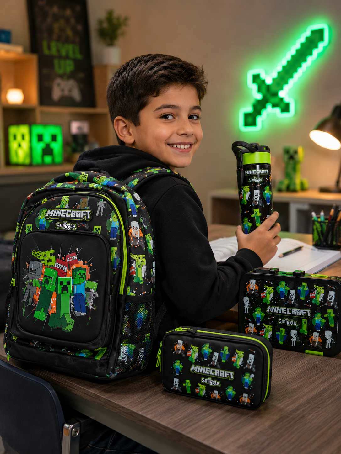 Smiggle Minecraft School bag deal