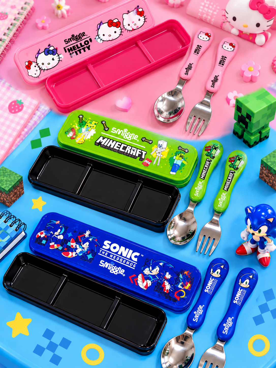 Smiggle Kids Cutlery Set Main image