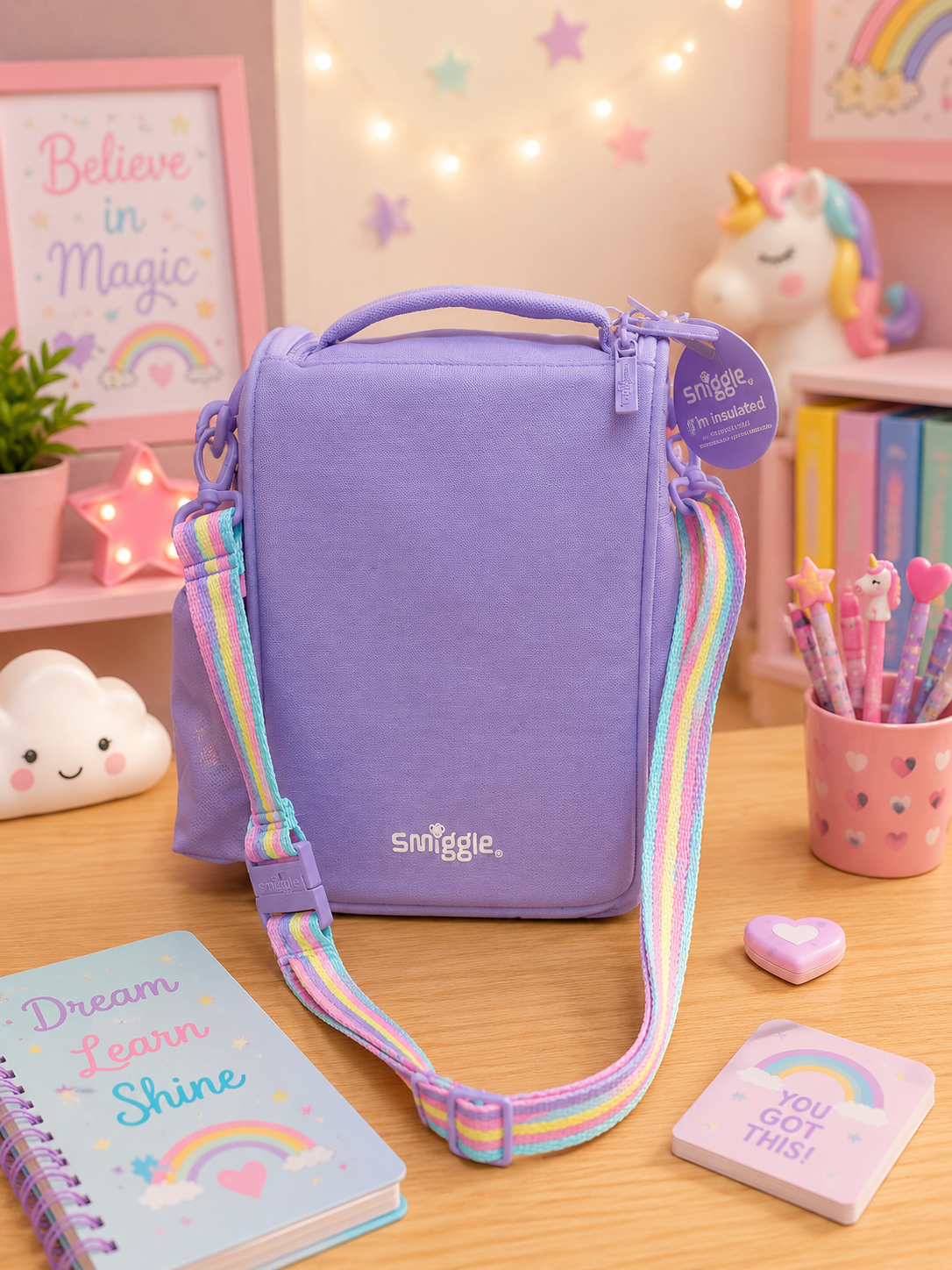 SMIGGLES LUNCH BAG - UNICORN Secondary image