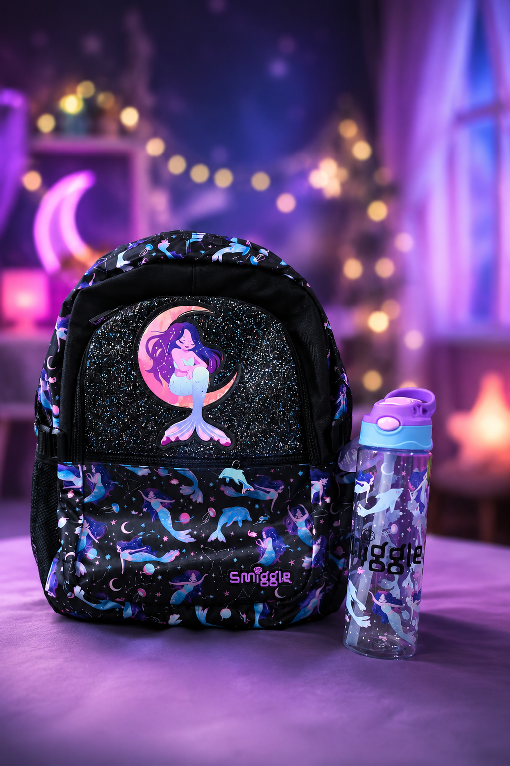 Smiggle Mermaid Backpack & Water Bottle deal