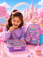 Smiggle Sweet Treats Backpack &amp; Lunch Box Combo