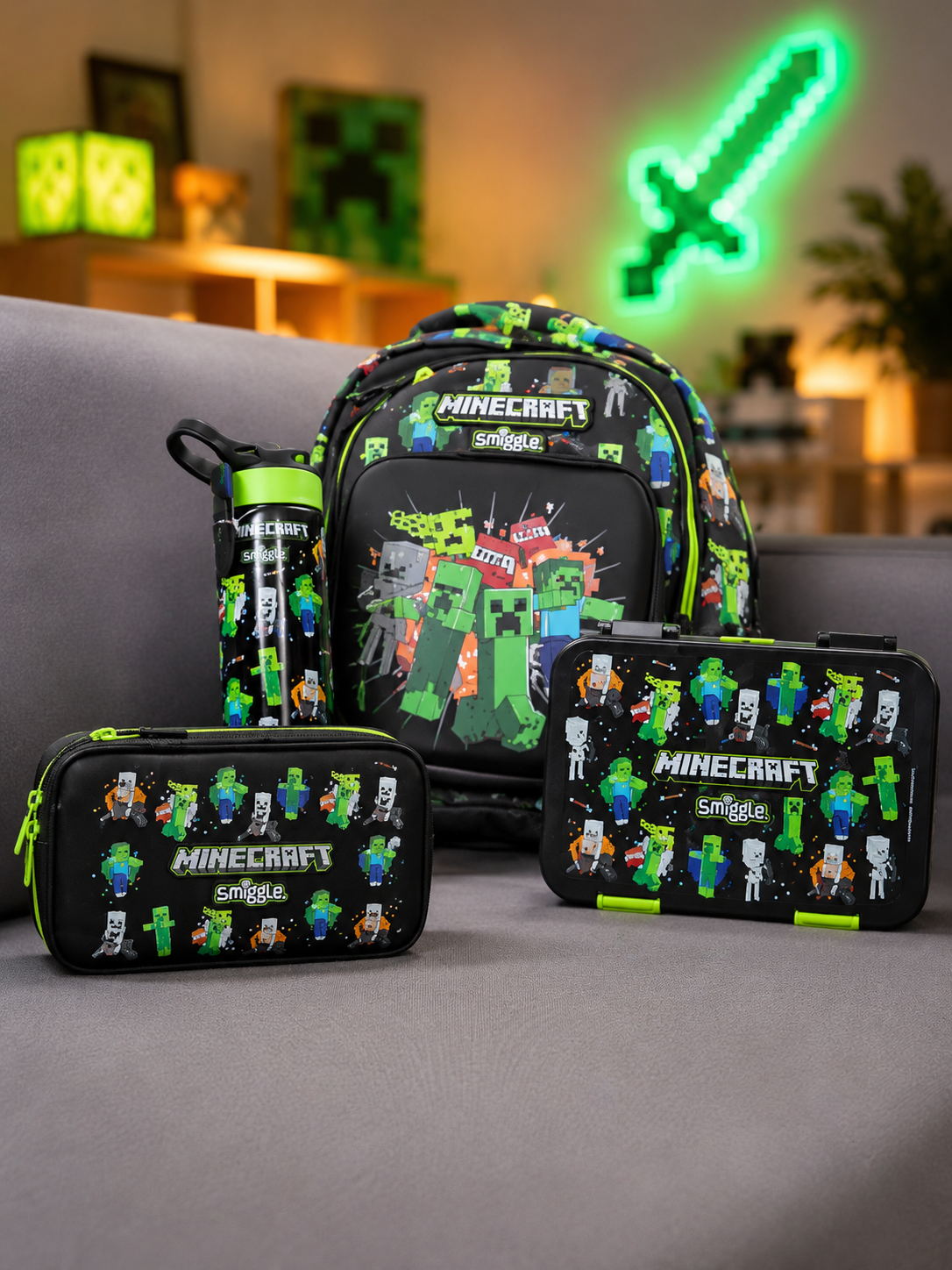 Smiggle Minecraft School bag deal