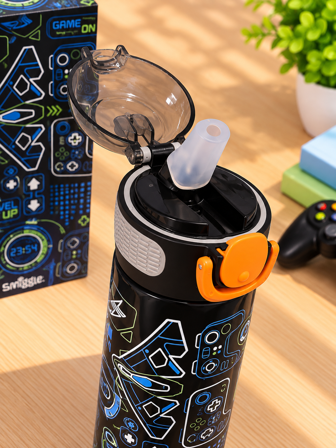 Smiggle Game On Insulated Water Bottle – 620 ml