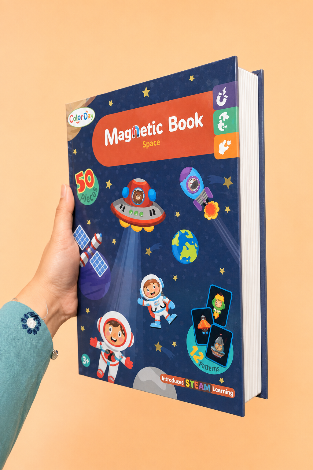 Magnetic Book – Space – 50 Pieces – alternate product view 3