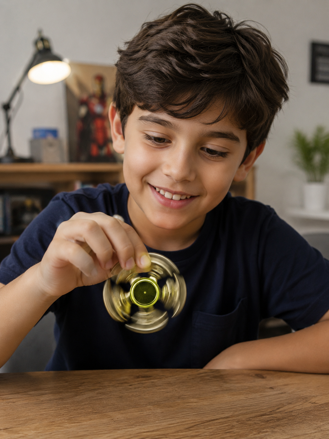 Vintage Metal Fidget Spinner Secondary image