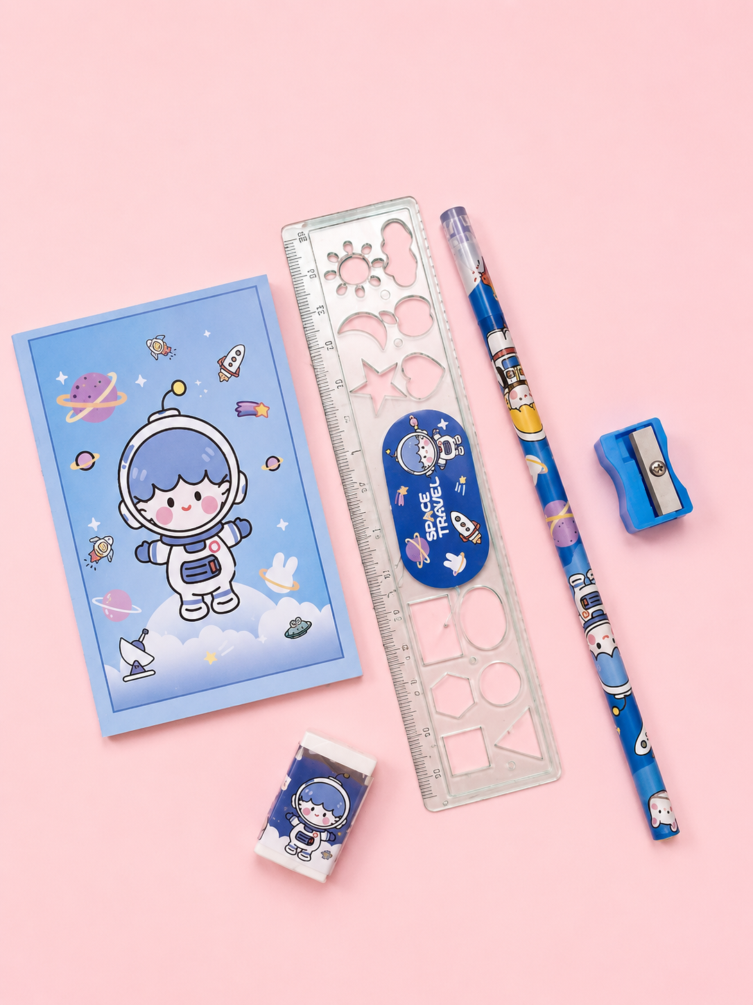 Mini Satchel Stationery Set – 5-Piece Secondary image