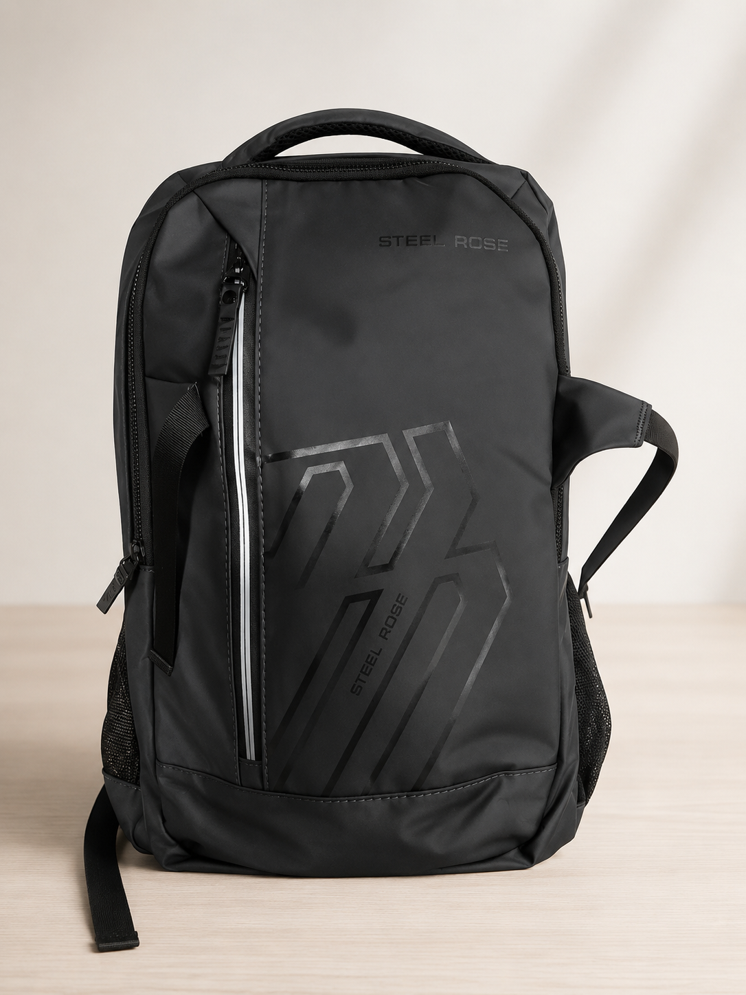 Parachute Material Backpack – Black 17 Inches Main image