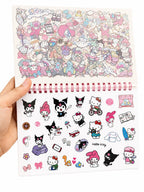 Sanrio DIY Sticker Book – 4 Cute Variants