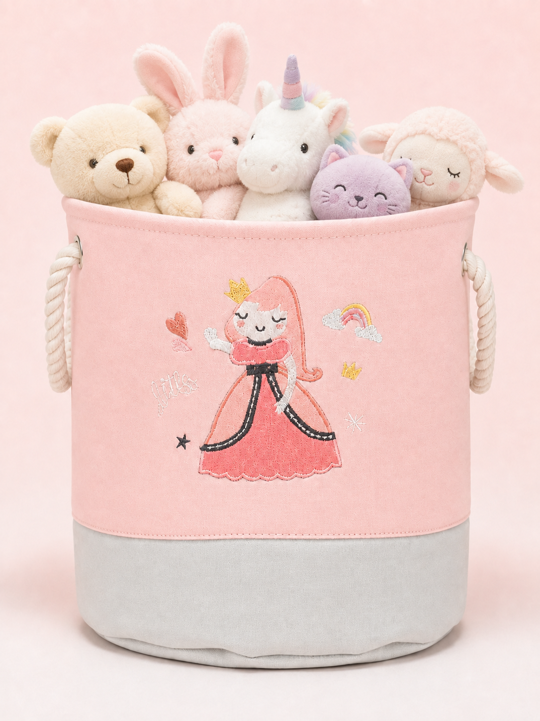 Princess Multipurpose Storage Basket with Rope Handles – alternate product view 2