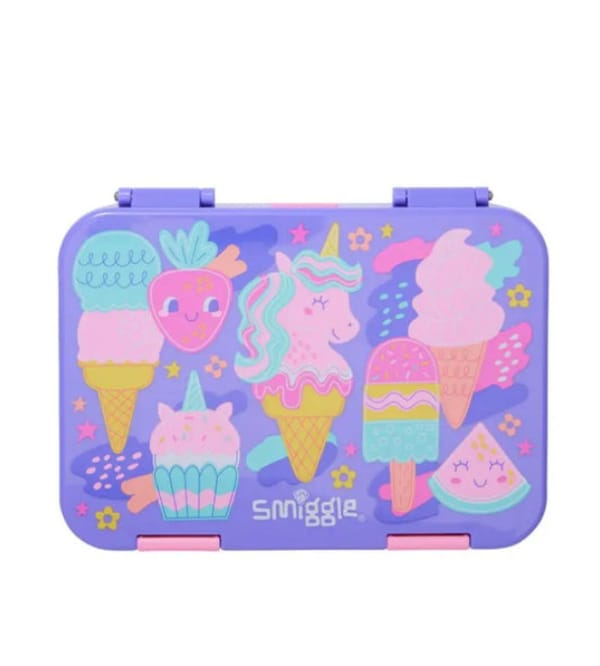 Smiggle Unicorn & Ice Cream Bento Lunchbox Main image