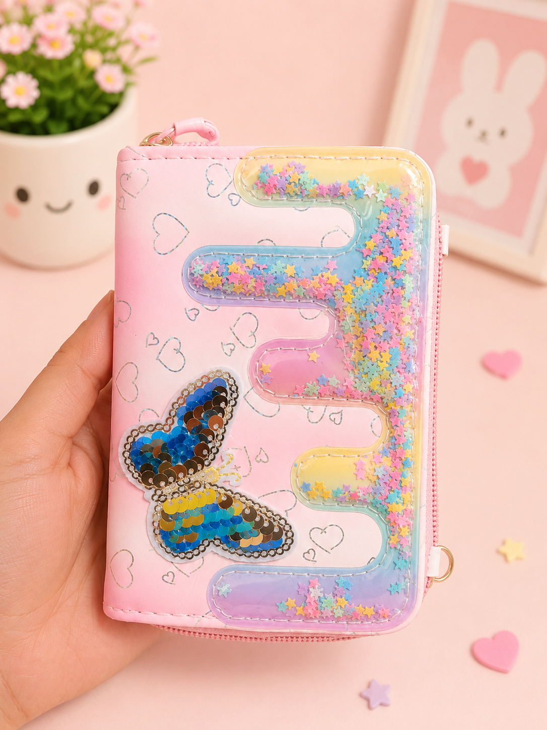 Glitter Butterfly Wallet